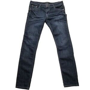 AGN Jeans Mid Rise Dark Wash Skinny 11